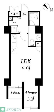 アーバンパーク代々木の物件間取画像
